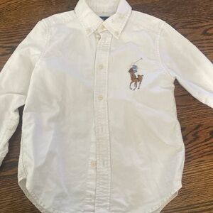 Ralph Lauren boys White oxfords shirt